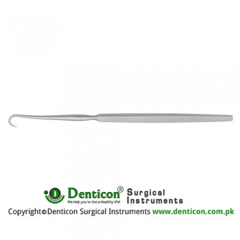 Iterson Tracheal Hook Blunt Stainless Steel, 17 cm - 6 3/4"
